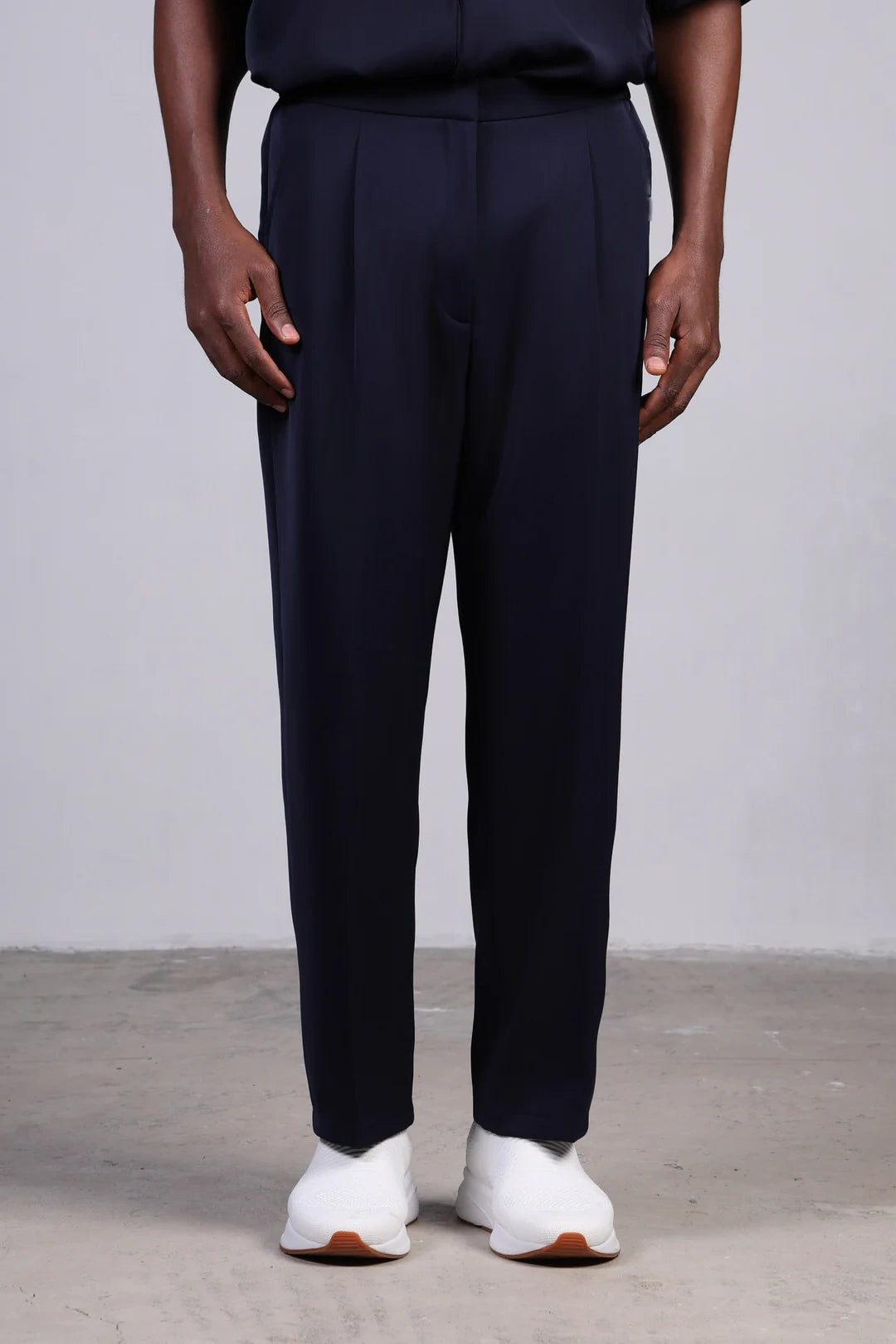 Gerade Freizeithose Elastischer Bund