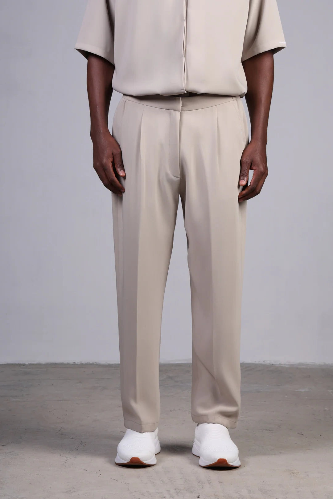 Gerade Freizeithose Elastischer Bund