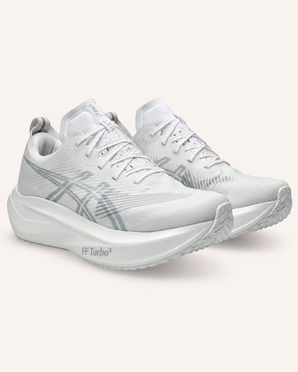 ASICS MEGABLAST White / Piedmont Grey – Vorderansicht