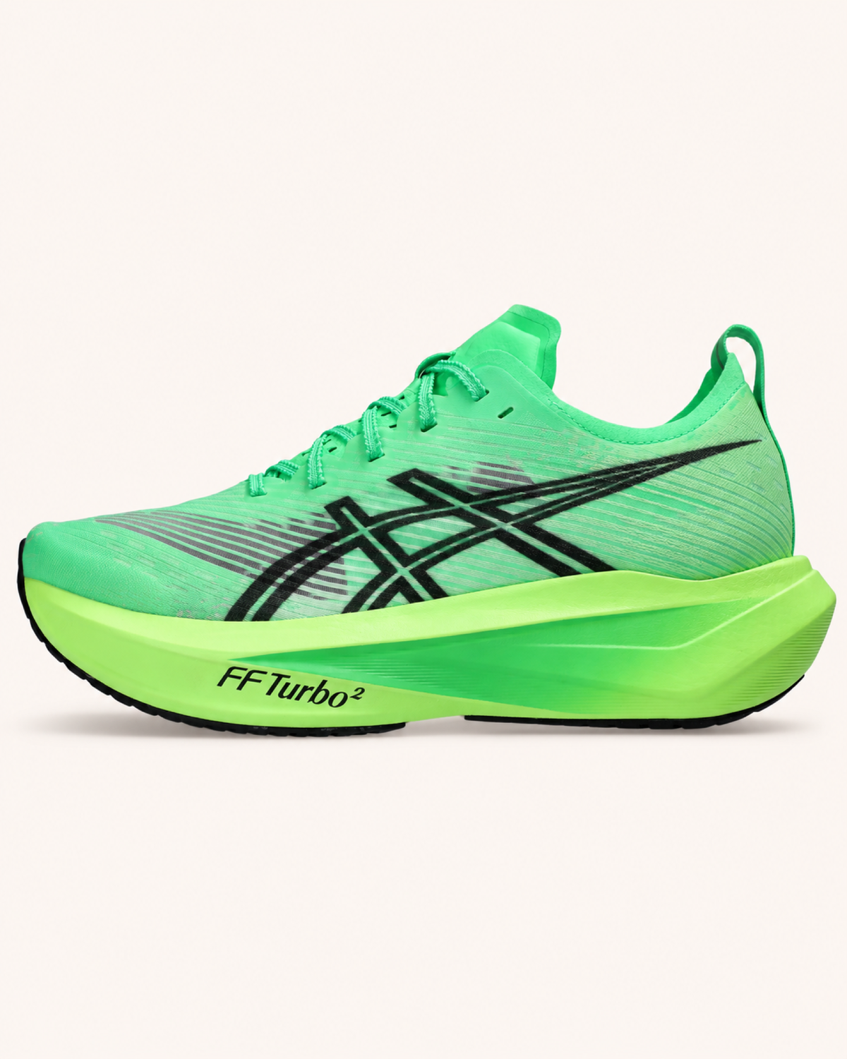 ASICS MEGABLAST Vital Green / Black – Seitenansicht