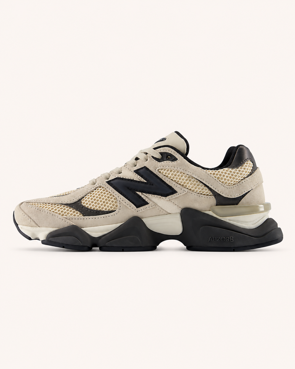New Balance 9060 Unisex – Timberwolf / Black Cement – Innenseite