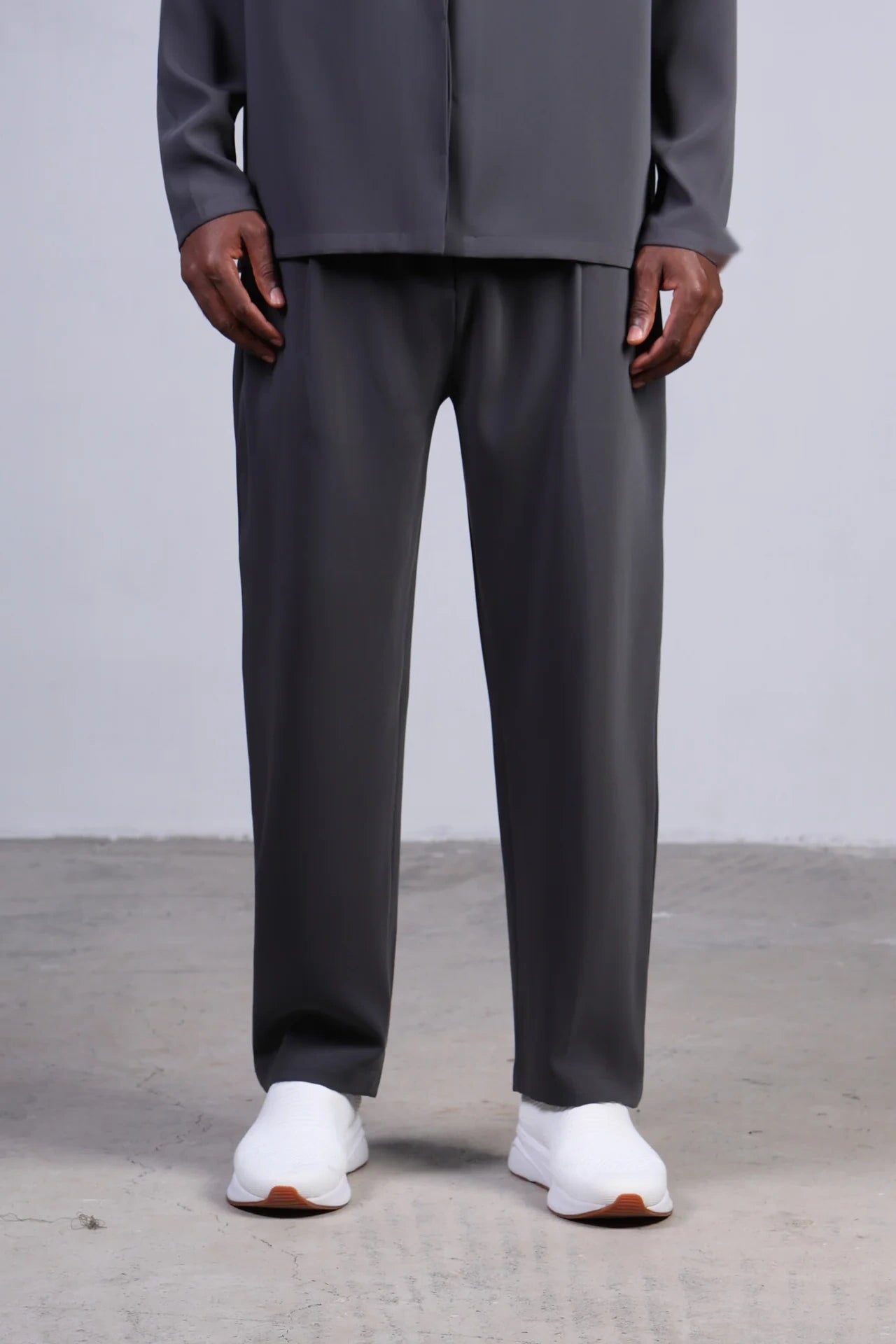 Gerade Freizeithose Elastischer Bund