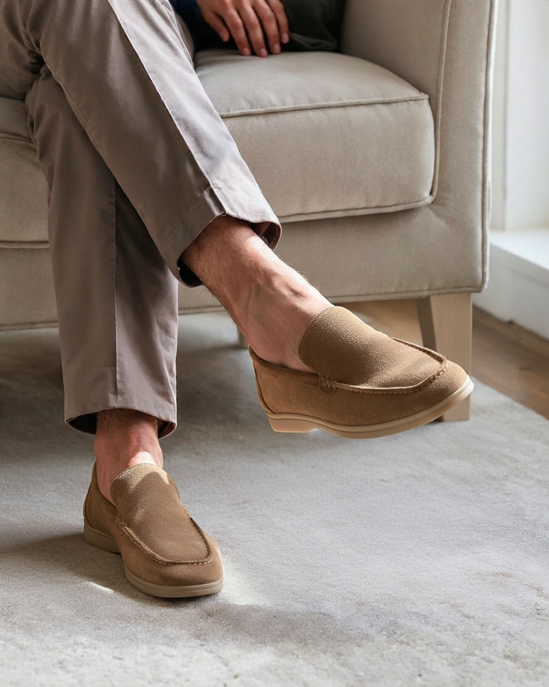 Old Money Premium Suede Loafers - Old Money