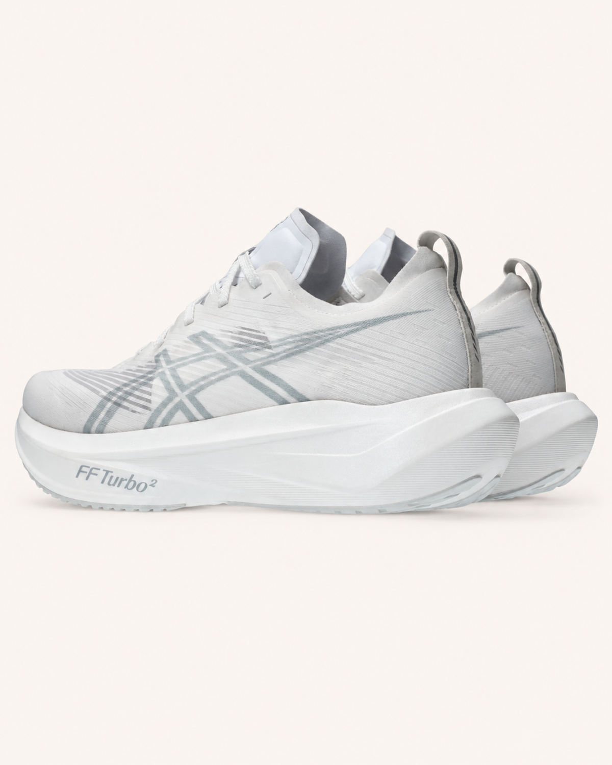 ASICS MEGABLAST White / Piedmont Grey – Rückansicht