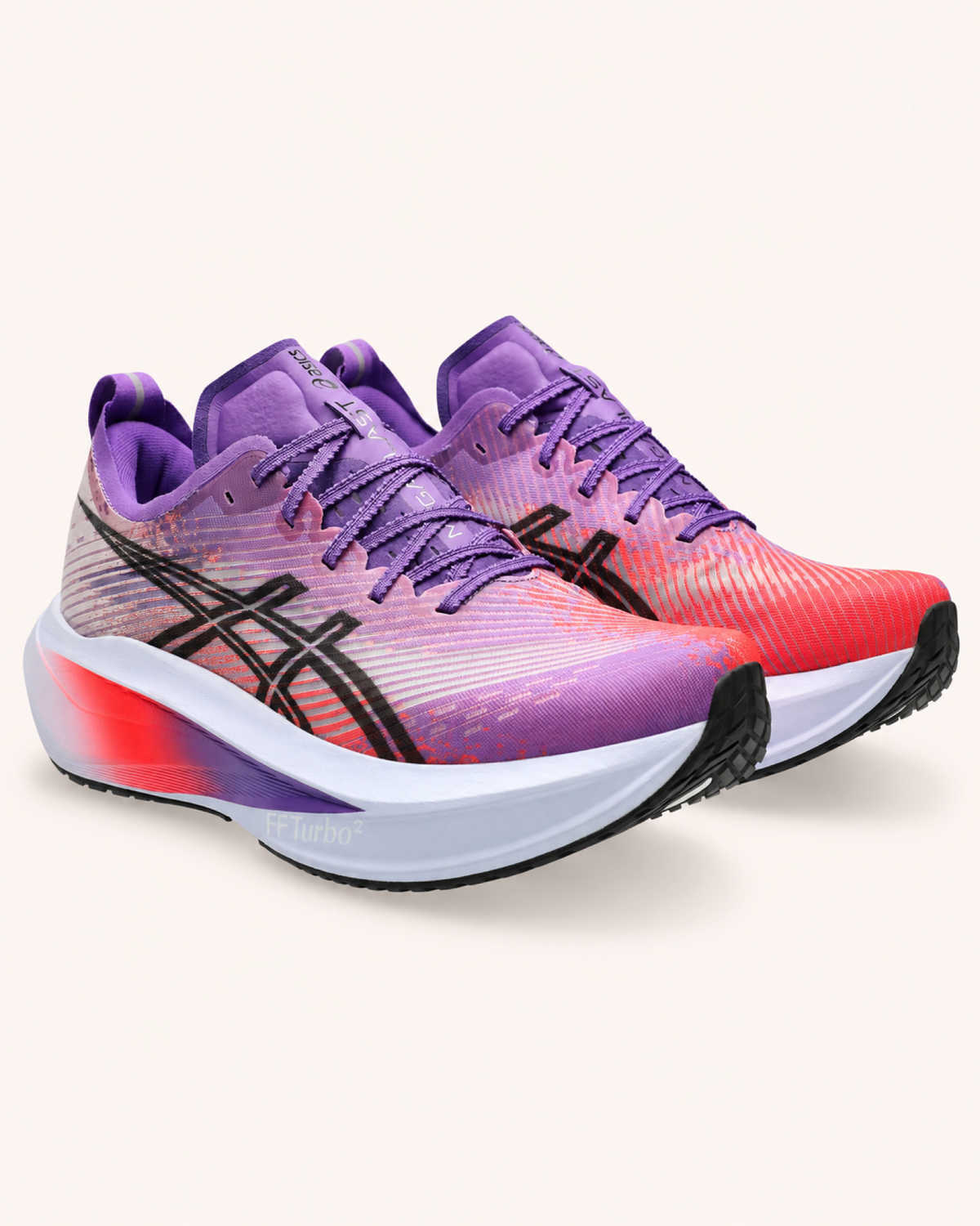 ASICS MEGABLAST Edo Purple / Black – Vorderansicht