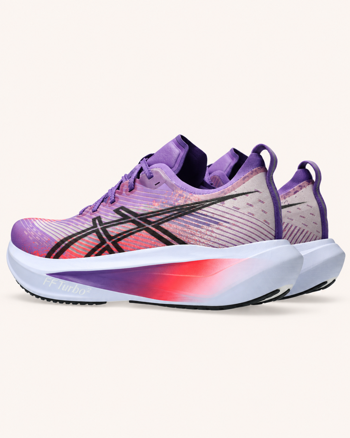 ASICS MEGABLAST Edo Purple / Black – Rückansicht