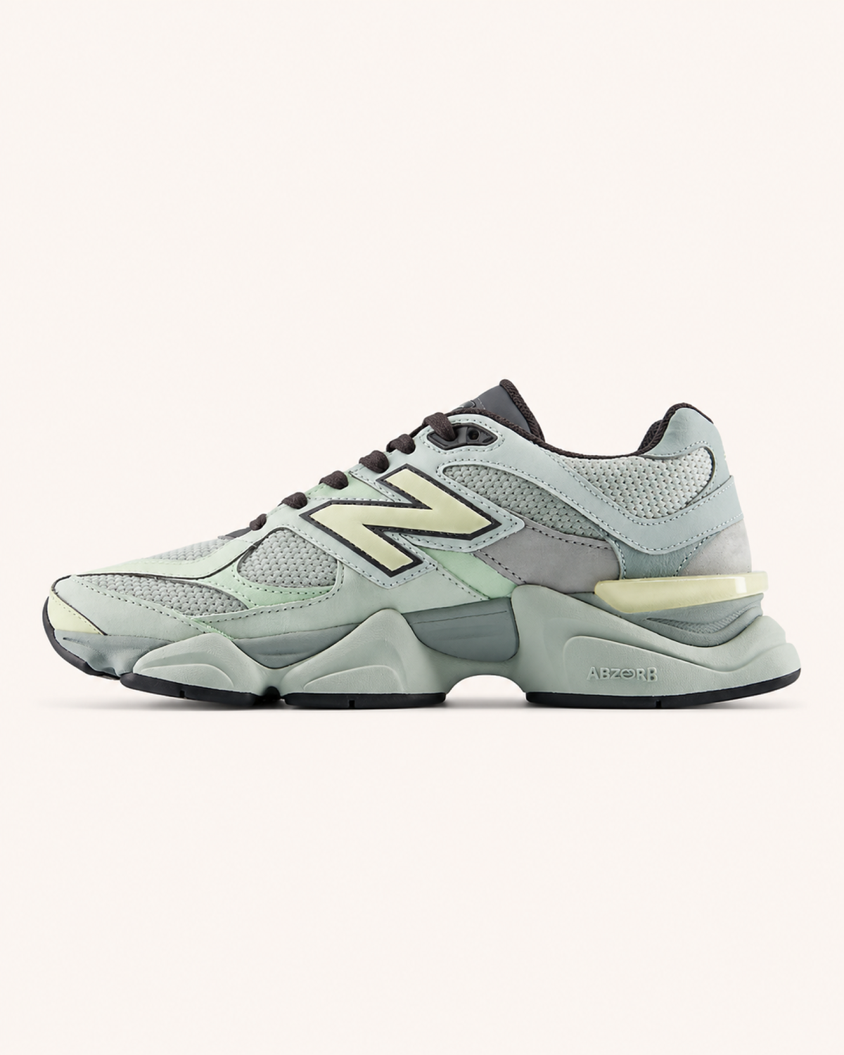New Balance 9060 Unisex – Silver Moss / Morel – Innenseite